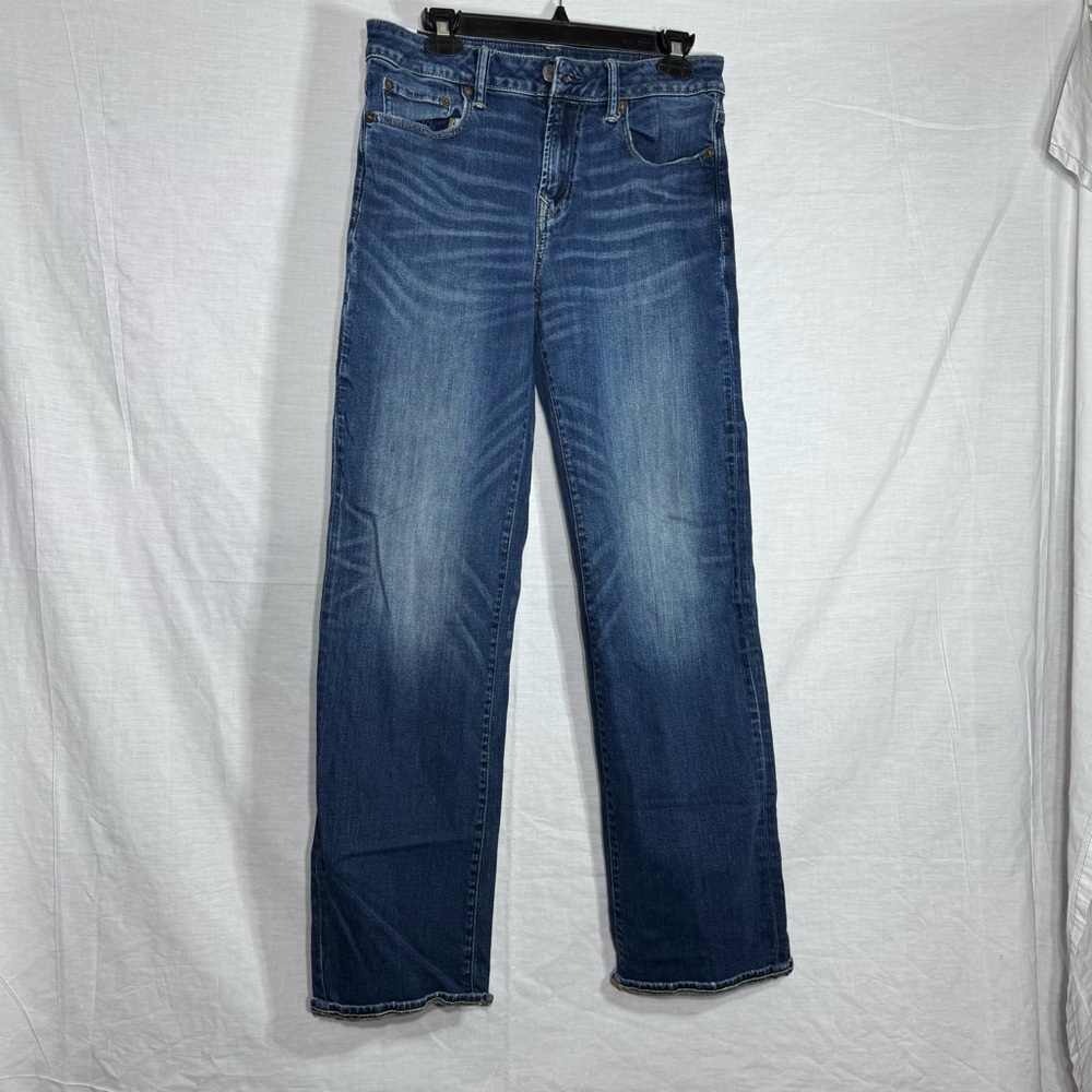 American Eagle Outfitters‎ Men’s Dark Blue Straight Jeans Size 30x34